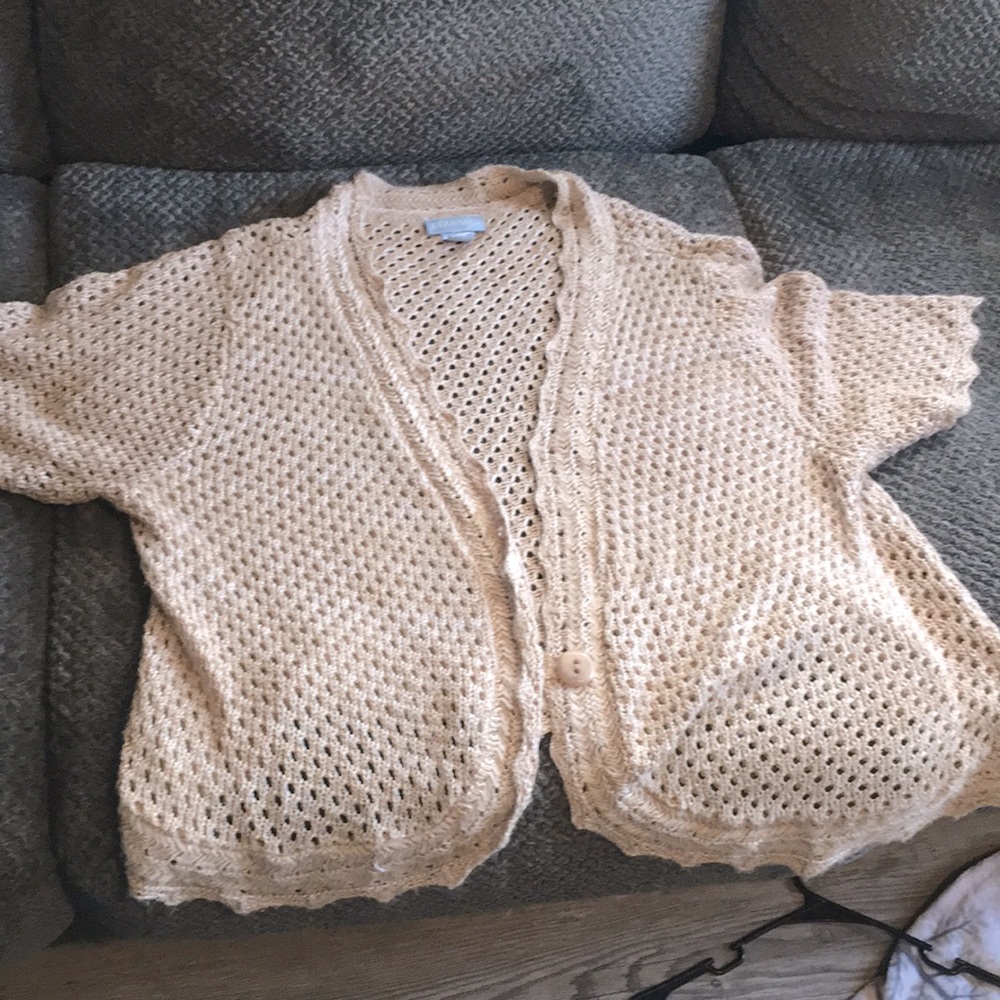 Tan Liz&Me cardigan